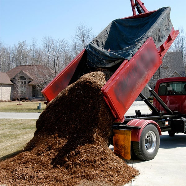 we offer a variety of mulch options for delivery, including hardwood, cedar, and pine mulch